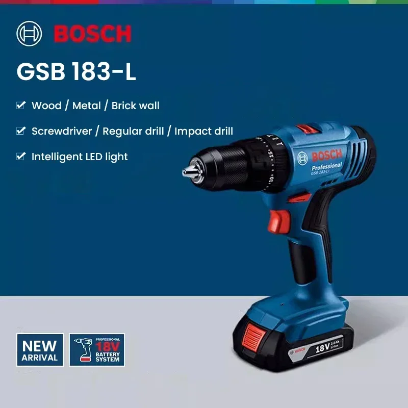 Bosch GSB183-LI 18V Cordless I - Bosch Drill Gsb 18V 评论和价格